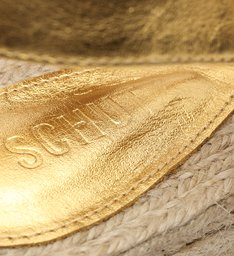 Sandália Papete Flatform Natural New Sporty Dourada