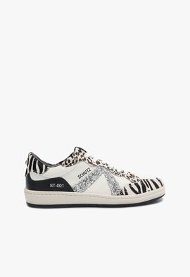 Tênis ST 001 Couro Glitter Zebra