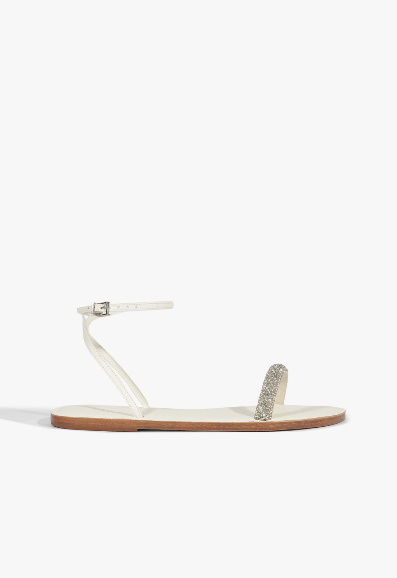 Sandália Rasteira Eve Branca | Schutz