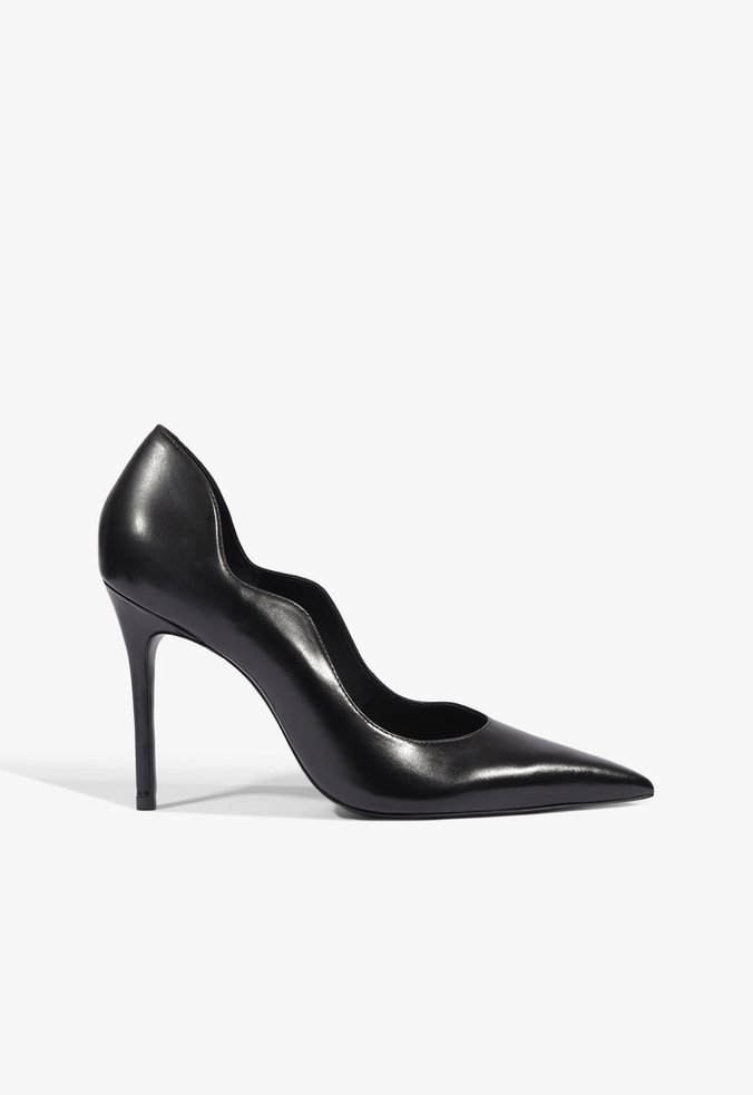 Scarpin Ophelia Couro Preto