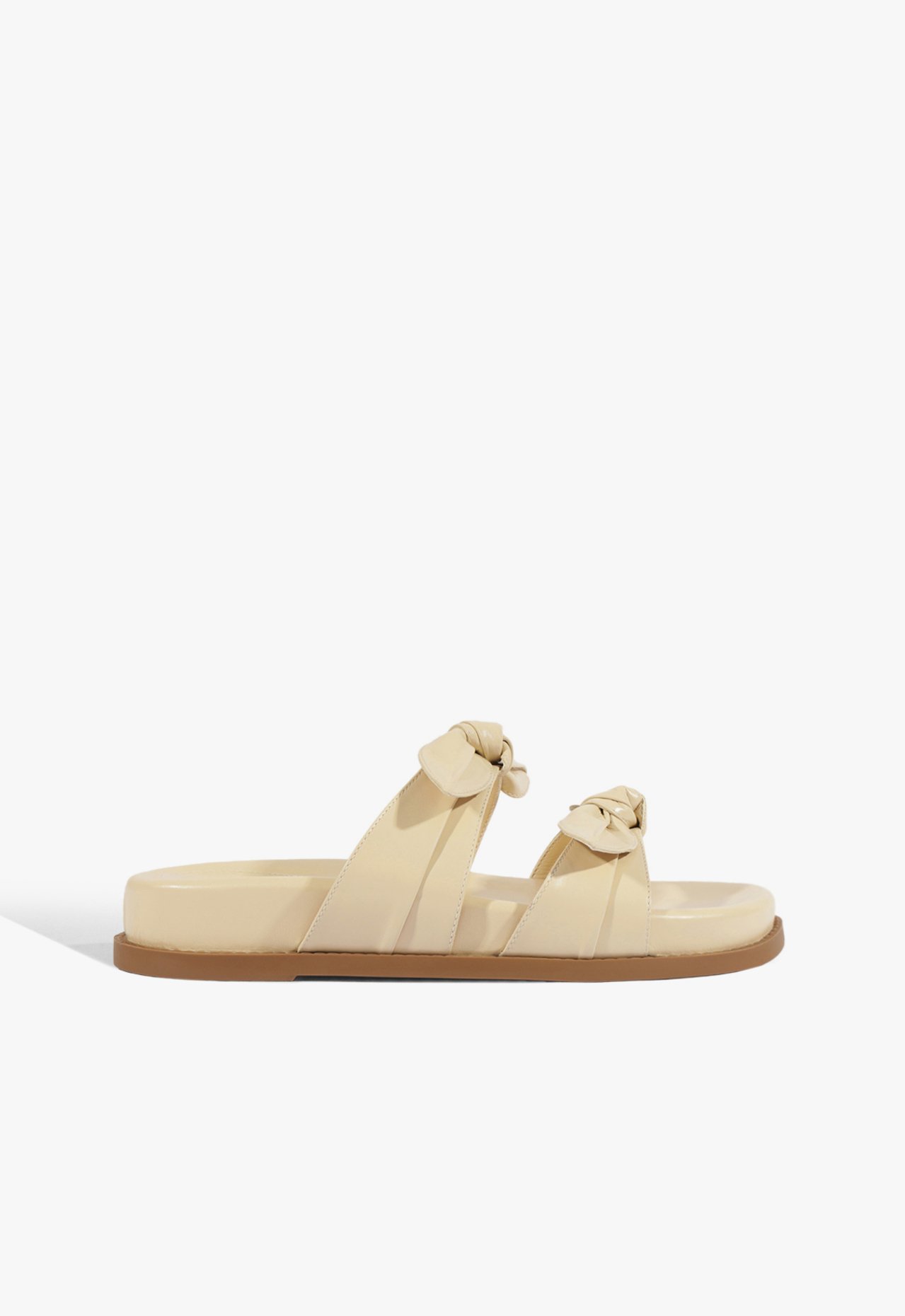 Sandália Papete Sporty Couro Branca | Schutz