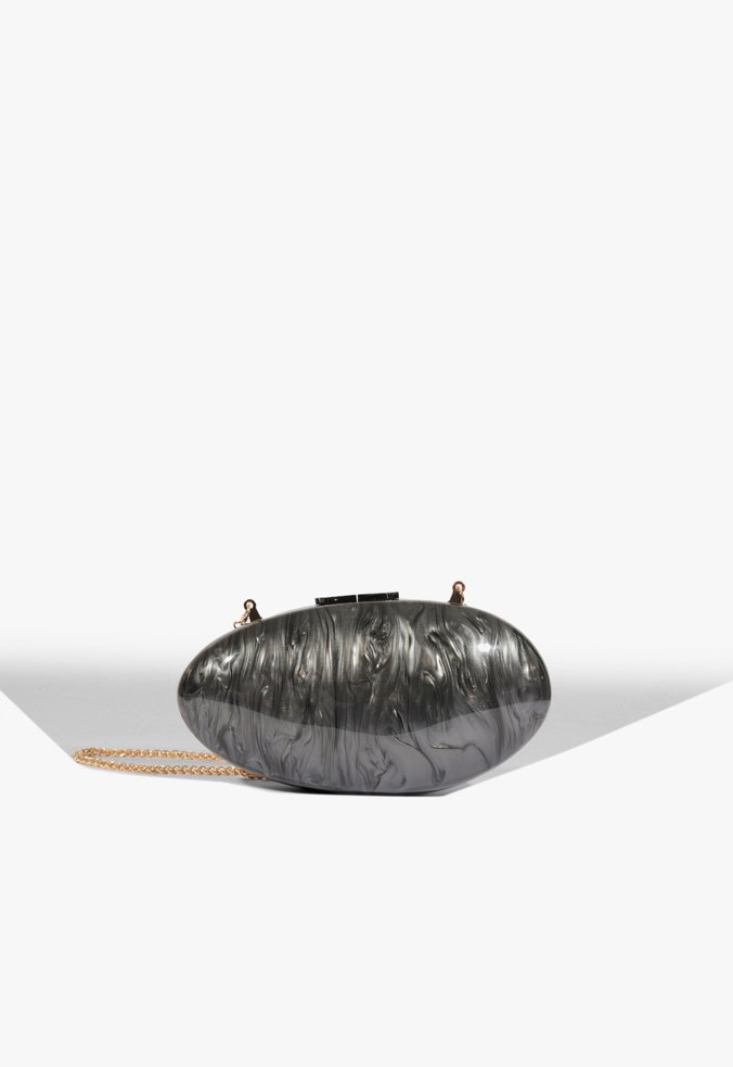 Bolsa Clutch Moonstone Preta