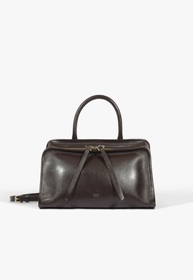 Bolsa Tote Riley Média Couro Marrom