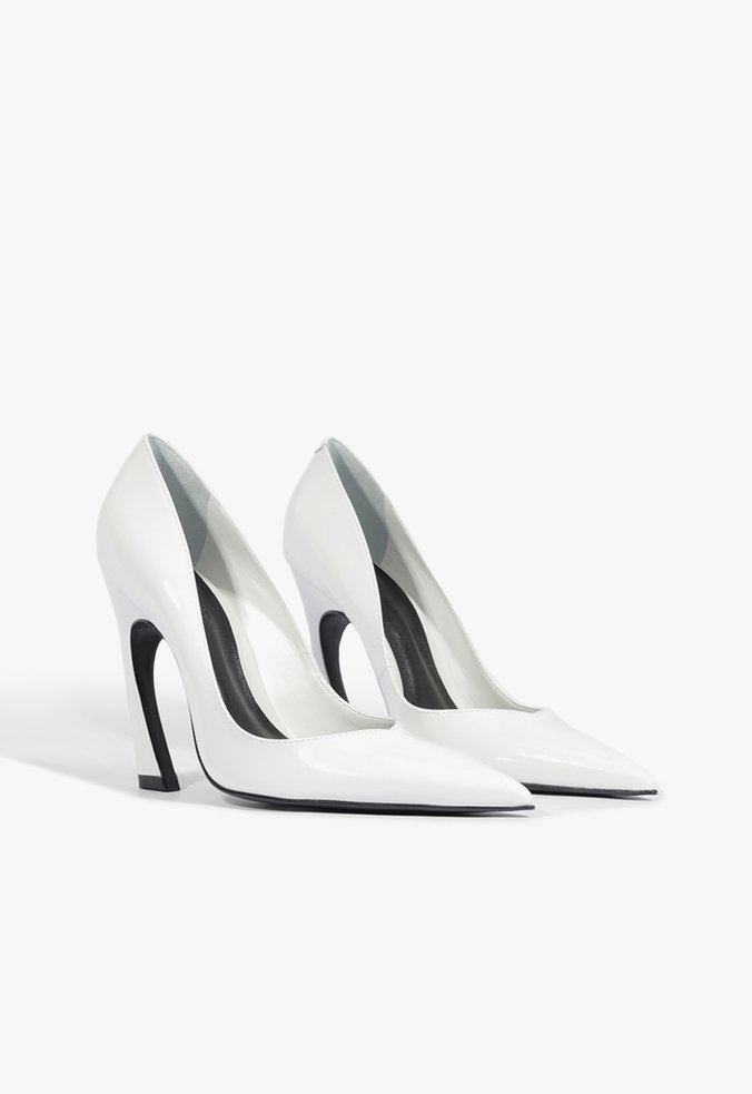 Scarpin Lexi Verniz Couro Branco | Schutz Scarpin Lexi Verniz Couro Branco | Schutz