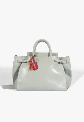 Bolsa Tote Grande Heaven Couro Azul Clara