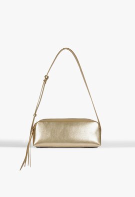 Bolsa Tiracolo Izzy Couro Dourada