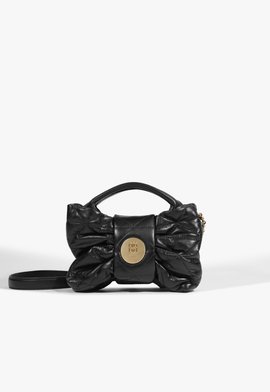 Bolsa Tiracolo Crossbody Lilly Pequena Couro Preta