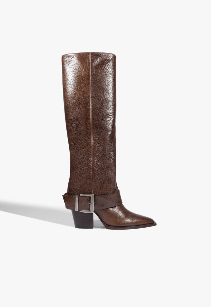 Bota Parker Up Couro Marrom