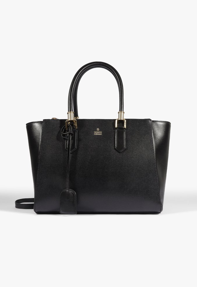 Bolsa Tote Grande Lauren Couro Preta