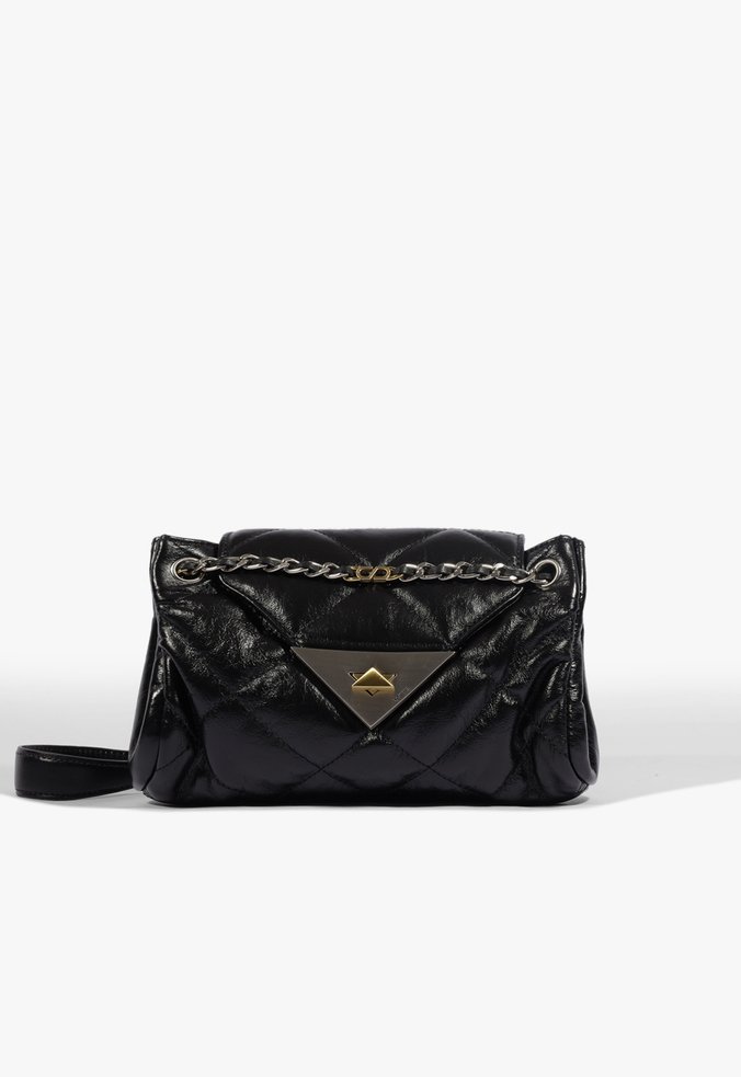 Bolsa Média S95 Couro Preto