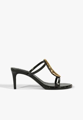 Tamanco Mule Amarilis Couro Preto