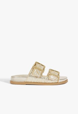 Papete Lupita Buckle Sporty Platina