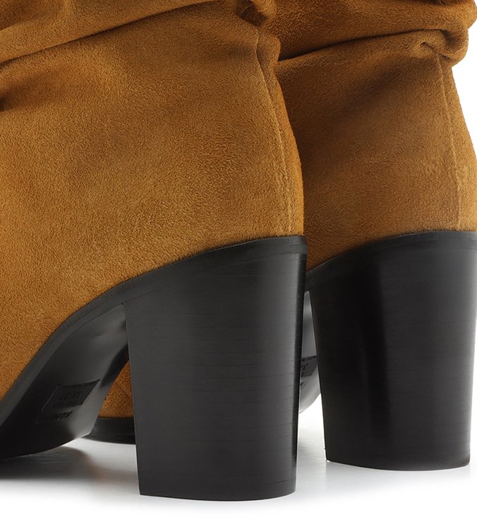 Bota Slouchy Salto Brown Bota Slouchy Salto Brown
