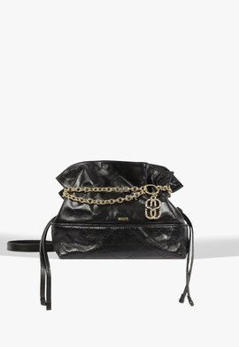 Bolsa Bucket Média Sammy Couro Preta