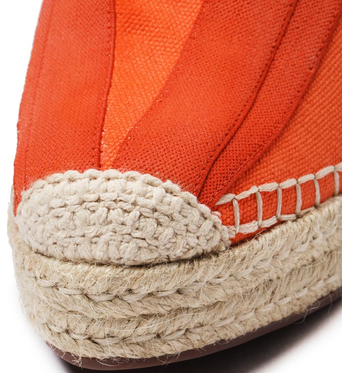 Flat Espadrille Fresh Tangerine Flat Espadrille Fresh Tangerine