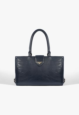 BOLSA TOTE ALYSSA COURO AZUL