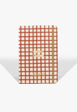 Caderno Listrado Schutz Vermelho