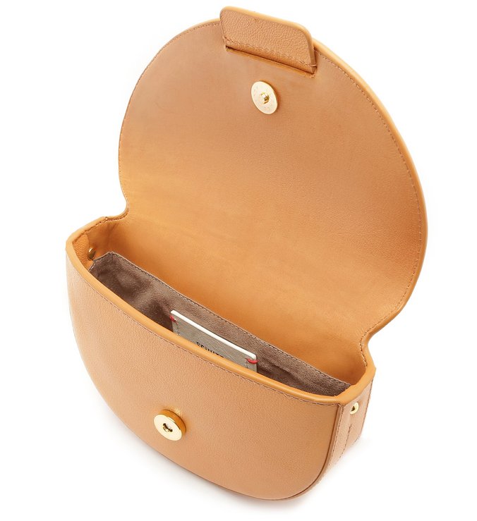 POCHETE BUCKLE WOOD ORANGE POCHETE BUCKLE WOOD ORANGE