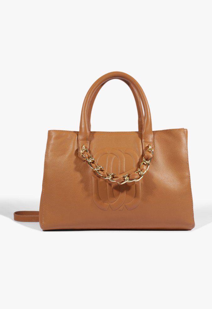 Bolsa Tote Daphne Grande Couro Marrom