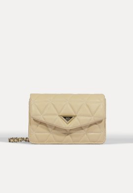 Bolsa Pequena Tiracolo 944 Matelassê Amarelo Manteiga