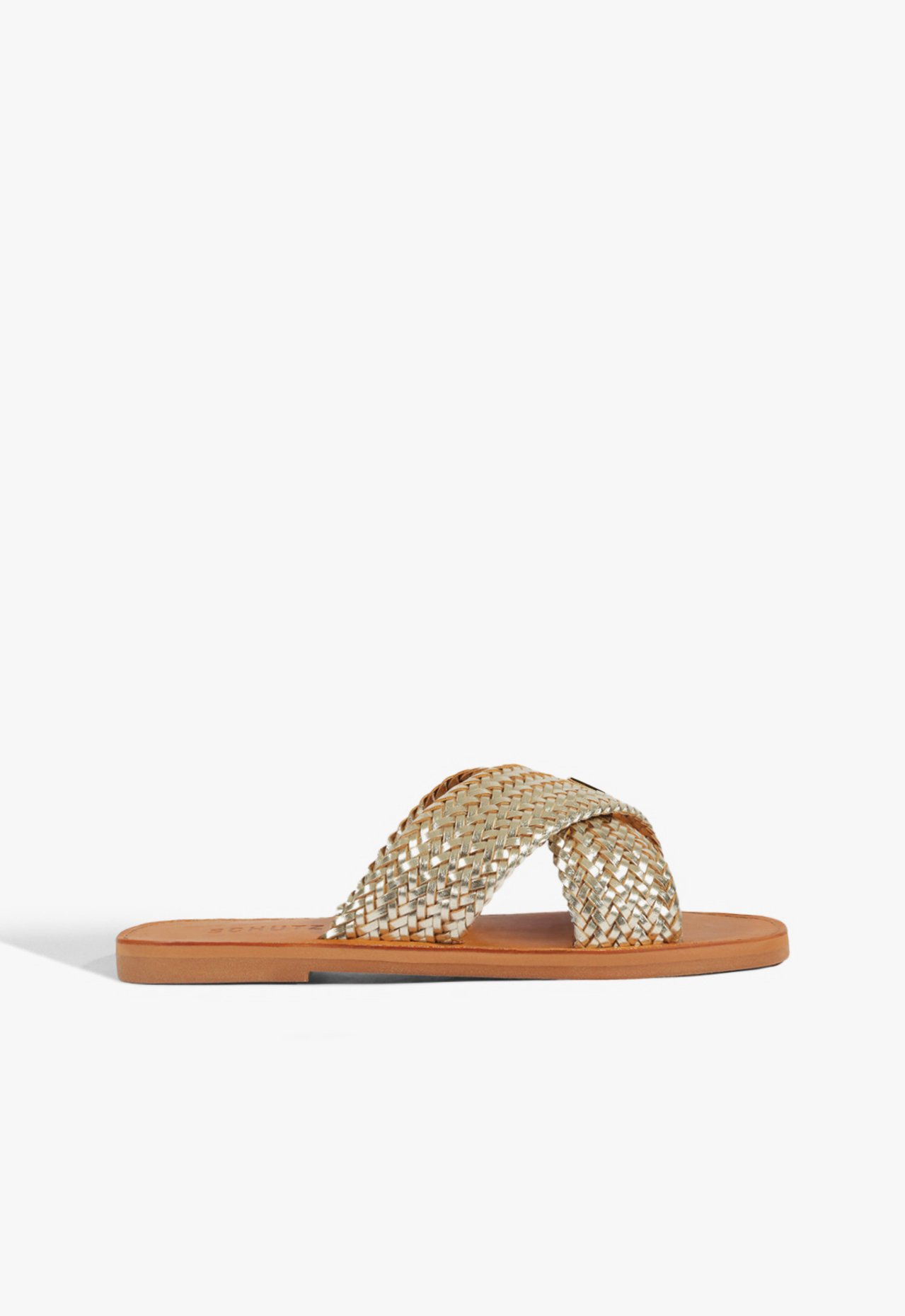 Sandália Rasteira X Ayana Dourado | Schutz