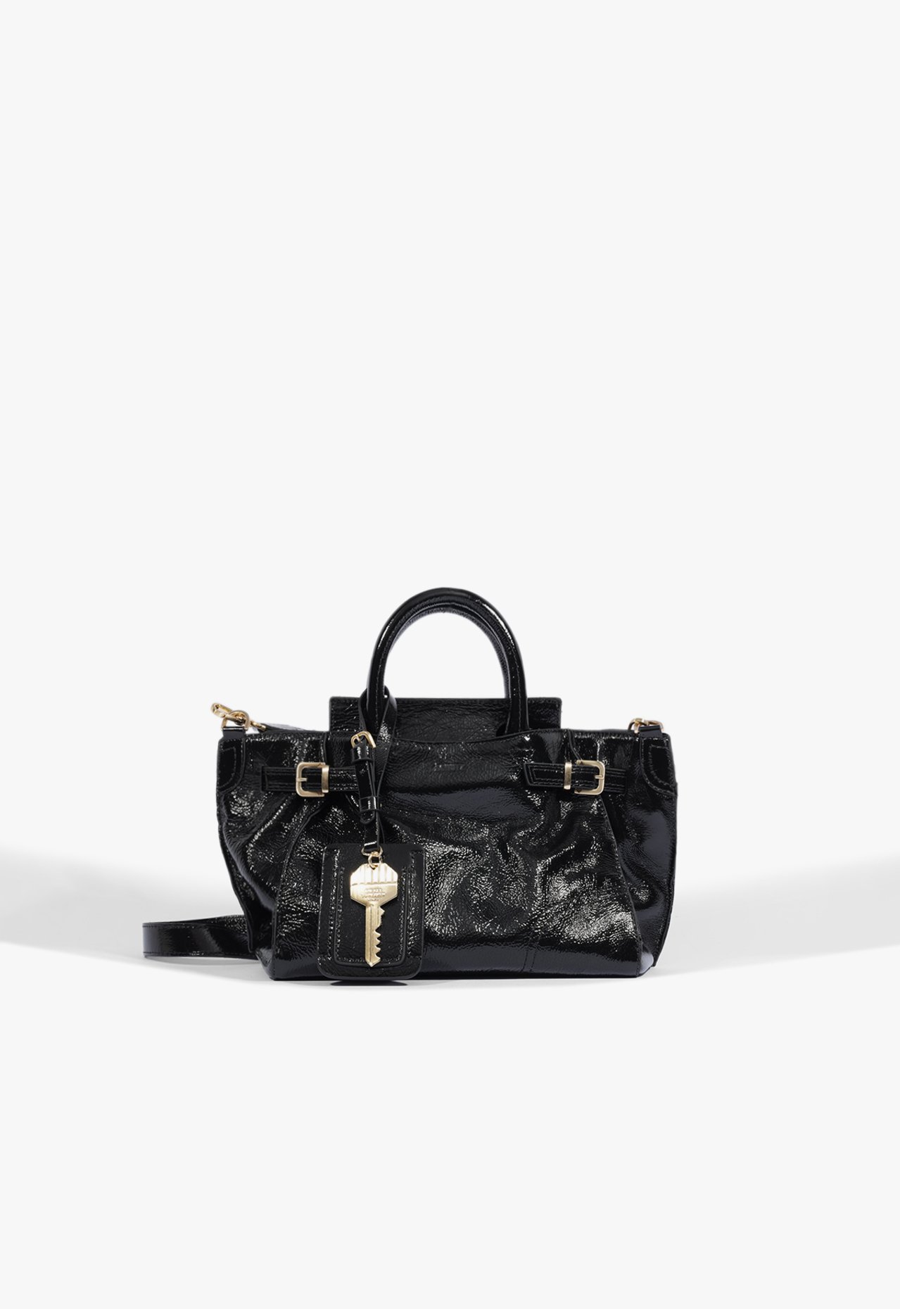 Bolsa Mini Tote Heaven Couro Preta | Schutz