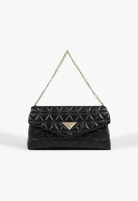 Bolsa Tiracolo 944 Grande Couro Preta