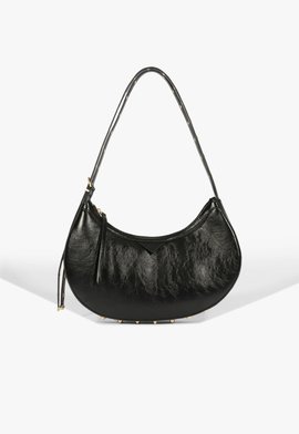 Bolsa Round Moss Couro Preta