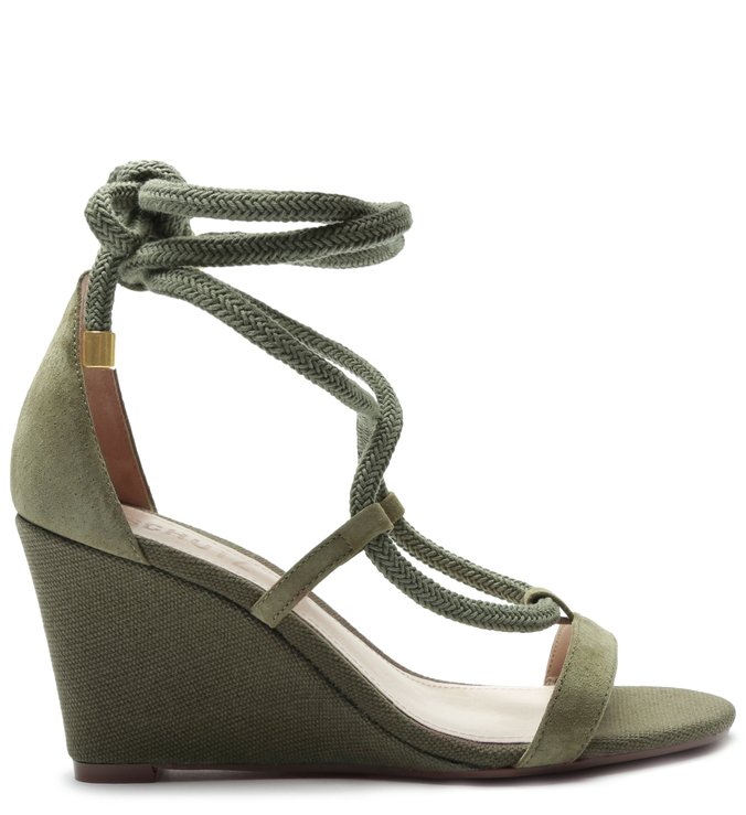 SANDÁLIA ANABELA NAVY GREEN SANDÁLIA ANABELA NAVY GREEN