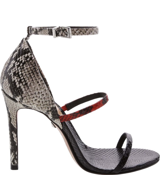 Sandália Salto Python Multicolor Sandália Salto Python Multicolor