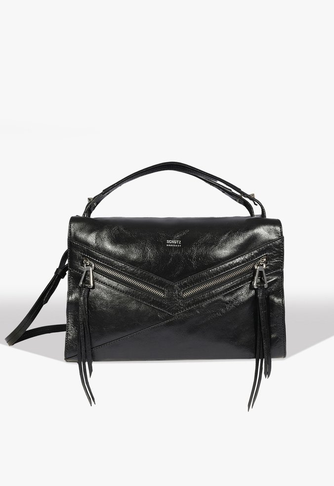 Bolsa Tote Grande Suri Couro Preta