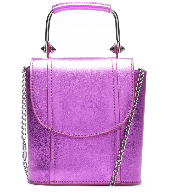 Crossbody Crush Bag Metallic Violet