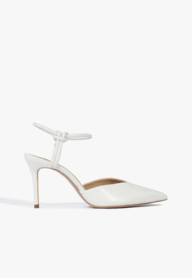 Sapato Scarpin Knots Branca