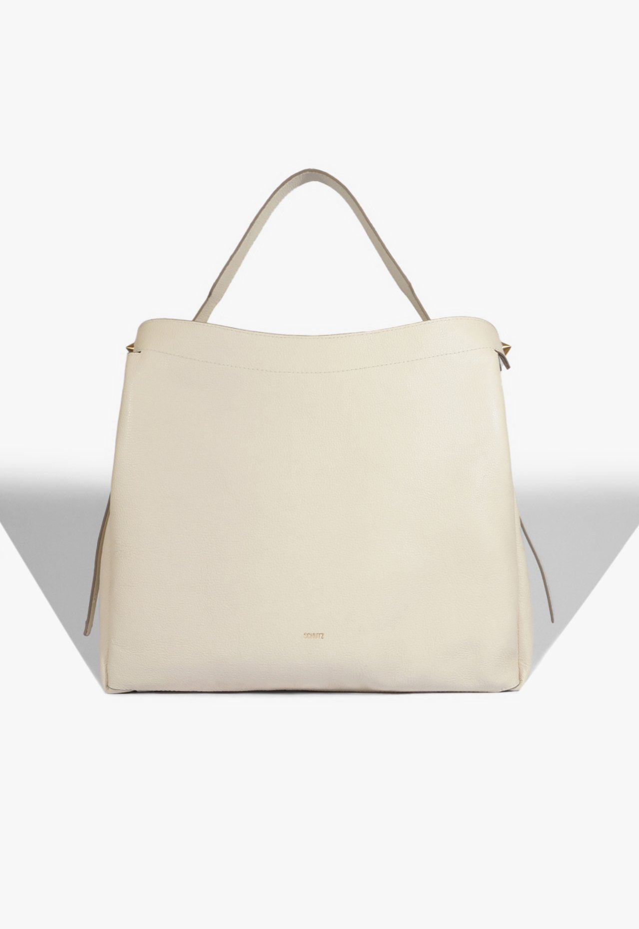 Bolsa Hobo Média Couro Branca | Schutz