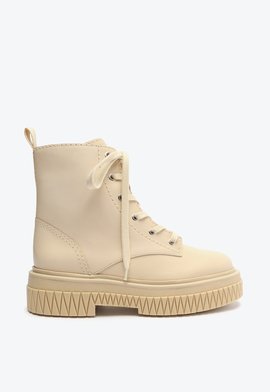 Bota Coturno Jordan Bege