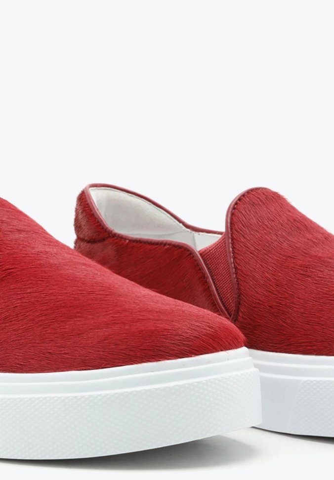 Tênis Slip On Vermelho Tênis Slip On Vermelho
