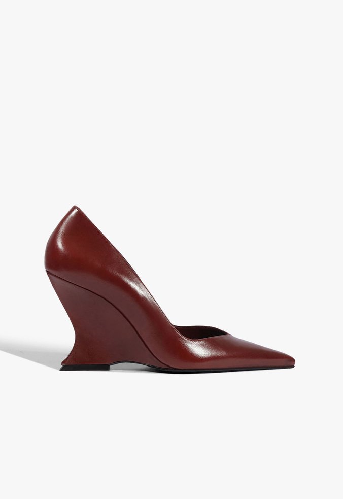 Sapato Siena Couro Vermelho