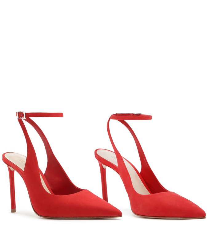 SCARPIN SLINGBACK NOBUCK RED SCARPIN SLINGBACK NOBUCK RED