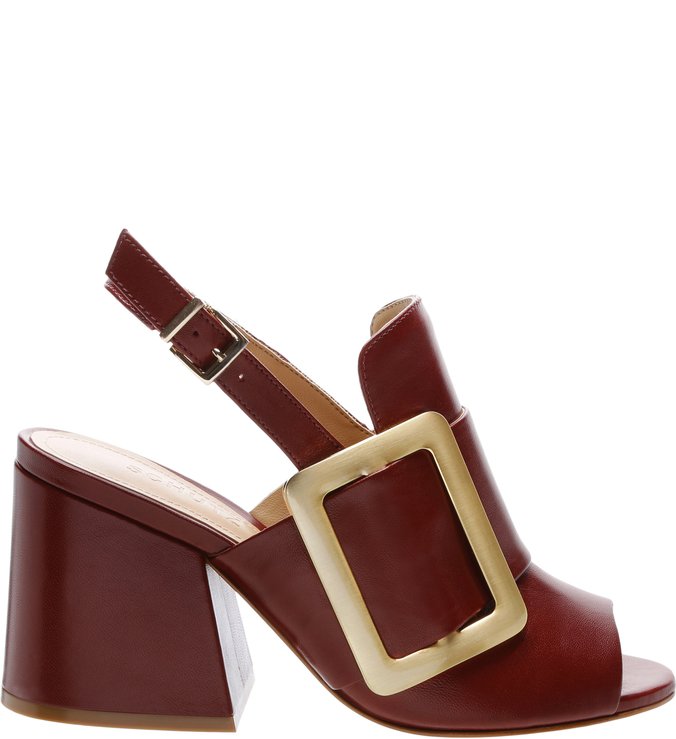 Sandália Maxi Fivela Red Brown Sandália Maxi Fivela Red Brown