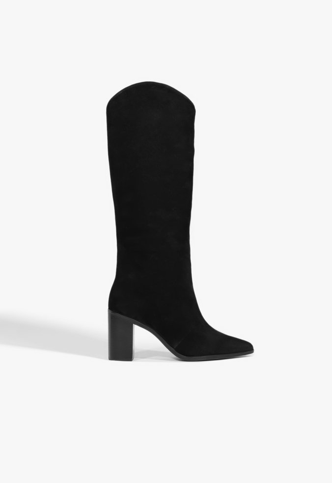 Bota Maryana Salto Western Black