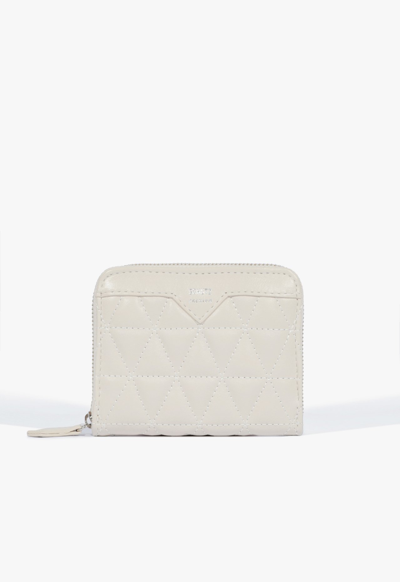 Carteira Pequena Couro Matelassê Branca | Schutz