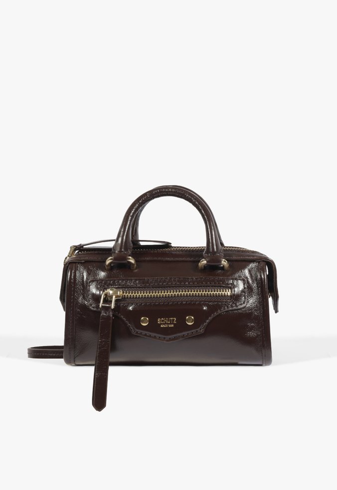 Bolsa Tote Mini Tote Verona Média Couro Marrom