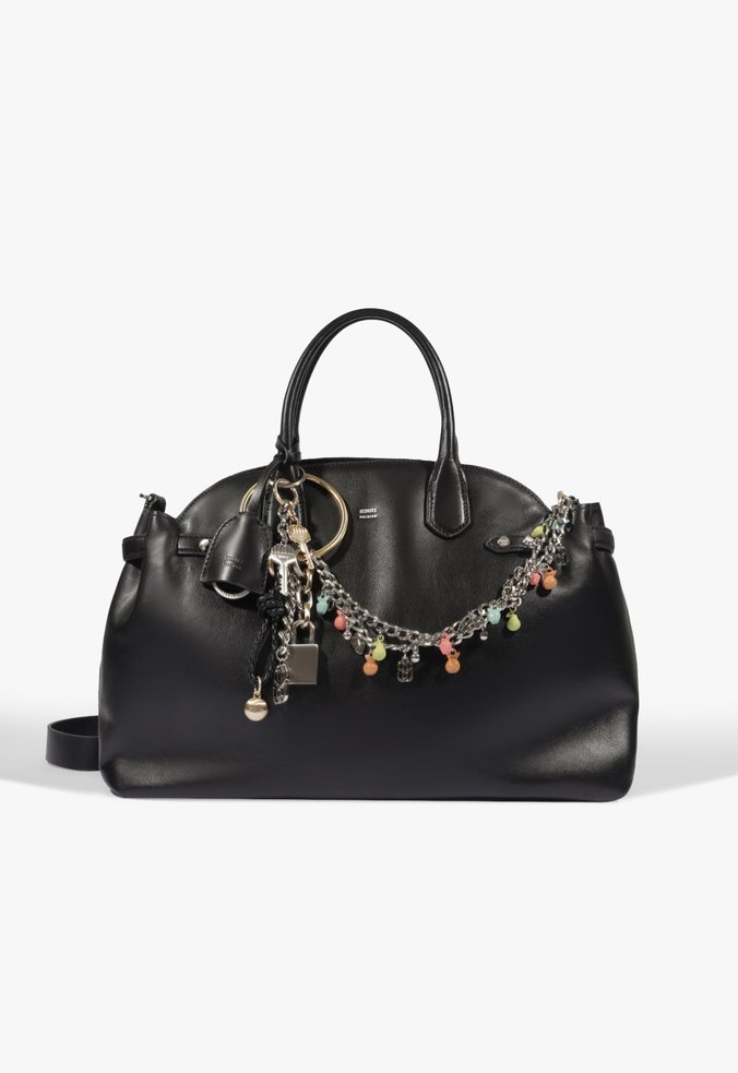 Bolsa Tote Broadway Summer Grande Couro Preta
