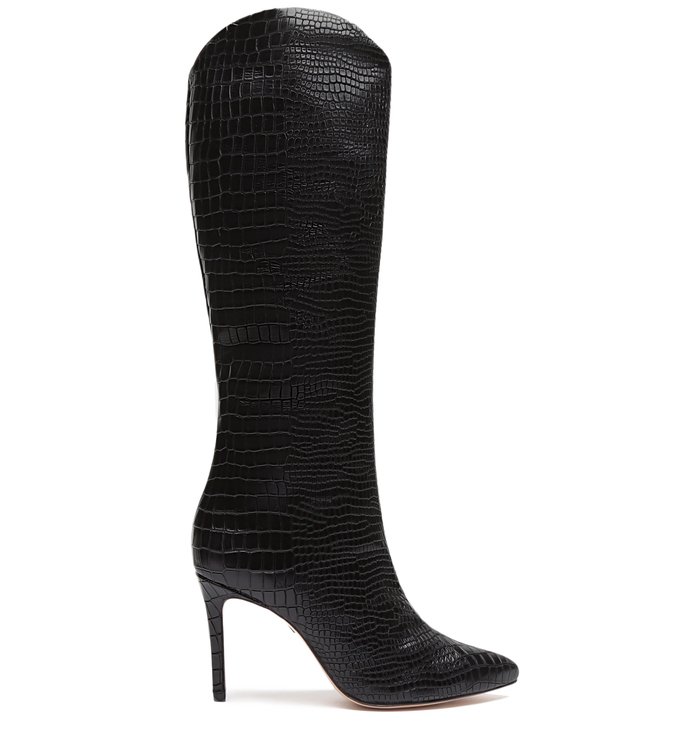 BOTA MARYANA CROCO BLACK
