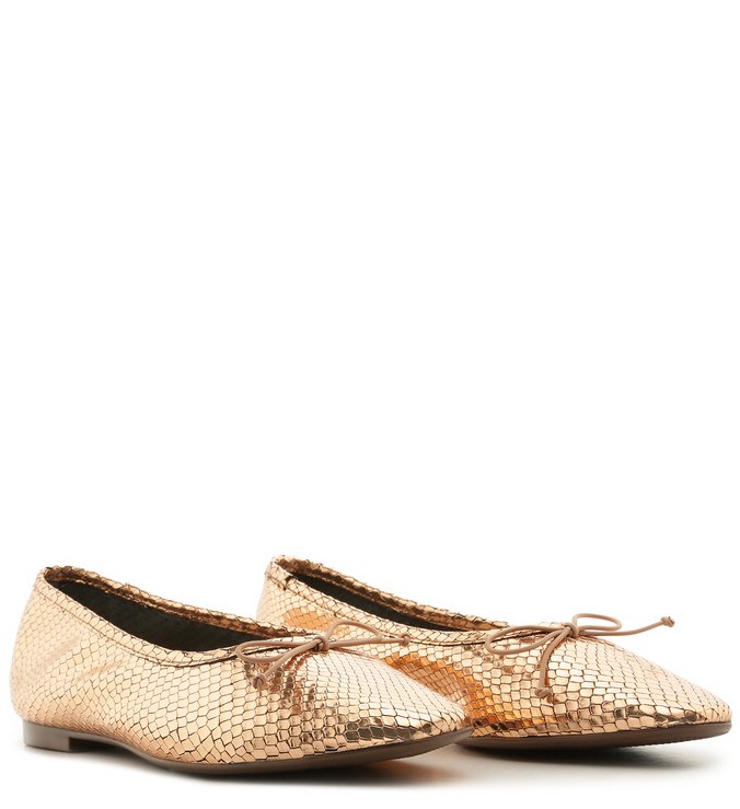 SAPATILHA BALLERINA SNAKE GOLD SAPATILHA BALLERINA SNAKE GOLD