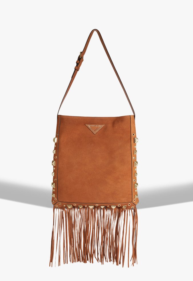 Bolsa Hobo Hobo Boheme Grande Couro Marrom