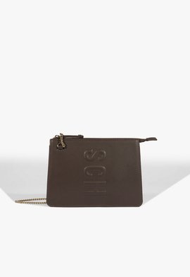 Bolsa Tiracolo Pequena Marrom