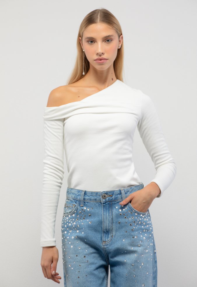 Blusa Irina Malha Off White