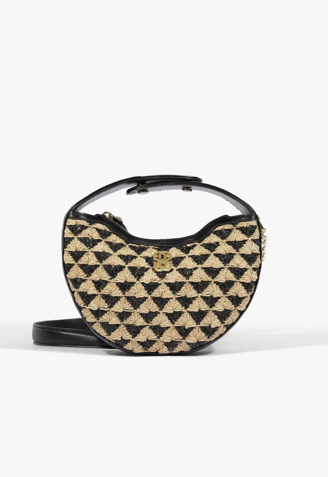 Bolsa Hobo Jacarta Média Preta