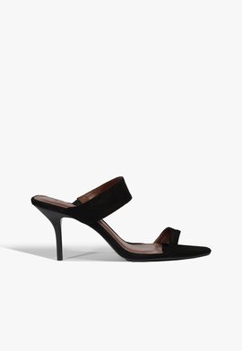 Mule Melina Camurça Preto